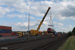 OHE Osthannoversche Eisenbahnen AG/510243/der-kran-und-die-schwebende-lok Der Kran und die schwebende Lok