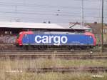 SBB Cargo Deutschland GmbH/29491/warten-heisst-es-fuer-482-013-0 Warten heisst es fr 482 013-0 in Eisenhttenstadt. 10.04.07