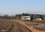 Vogtlandbahn/169796/nachschuss-von-vt21-als-vbg20874-chep Nachschuss von VT21 als VBG20874 Chep – Marktredwitz bei Brand. 29.11.11
