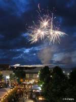 Links und Rechts der Strecke B�rgerfest in Wiesau
