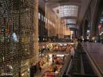 Links und Rechts der Strecke Leipzig HBF Promenade bei Weihnachten
