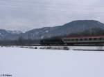 MRCE (Mitsui Rail Capital Europe) Nachschuss von E189 094 mit ein EC nach M�nchen kurz vor Kufstein. 18.02.10
