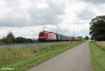 br-1116/884643/1116-039-zieht-ein-gemischten-gueterzug 1116 039 zieht ein gemischten Güterzug bei Pölling in Richtung Nürnberg. 13.07.24