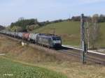 CTL - Chem Trans Logistic Rail Servicez z o.o./130428/es64-f4-209-mit-kesselzug-nach ES64 F4 209 mit Kesselzug nach Mnchen bei Fahlenbach. 24.03.11
