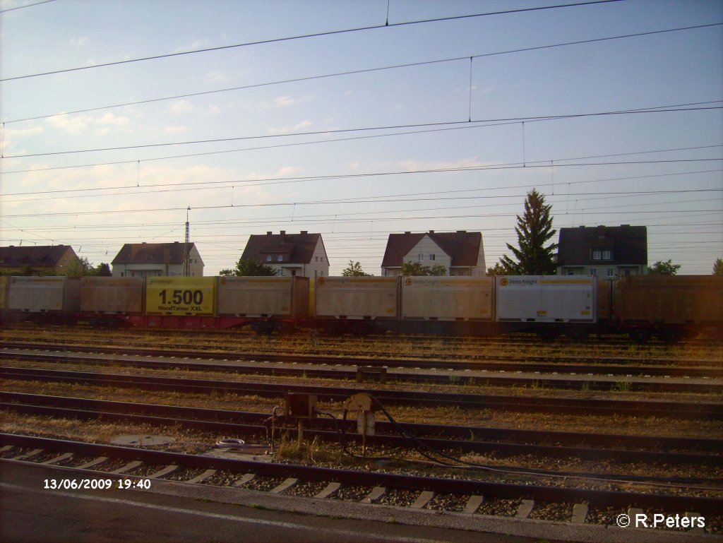 Containertragwagen mit Innofreight Container