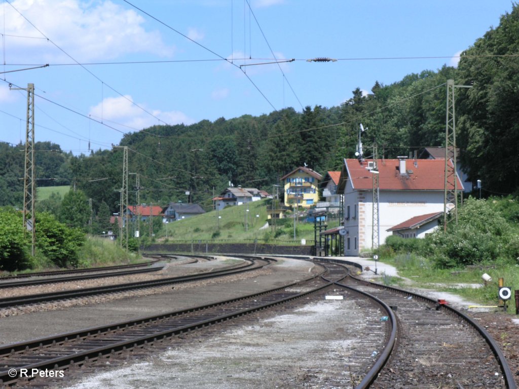Ein Blick in den Bahnhof Hellwang-Elixhausen. 13.06.09