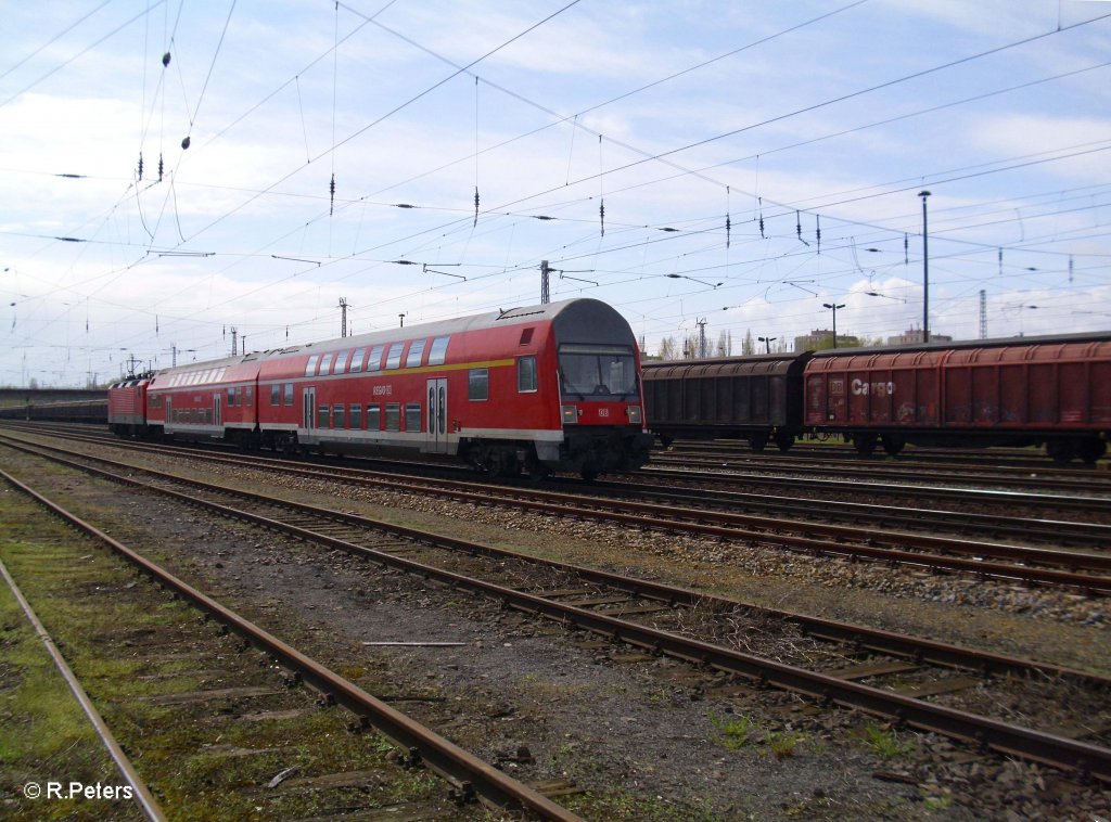 Einfahrt von RB11 Frankfurt/Oder. 21.04.10