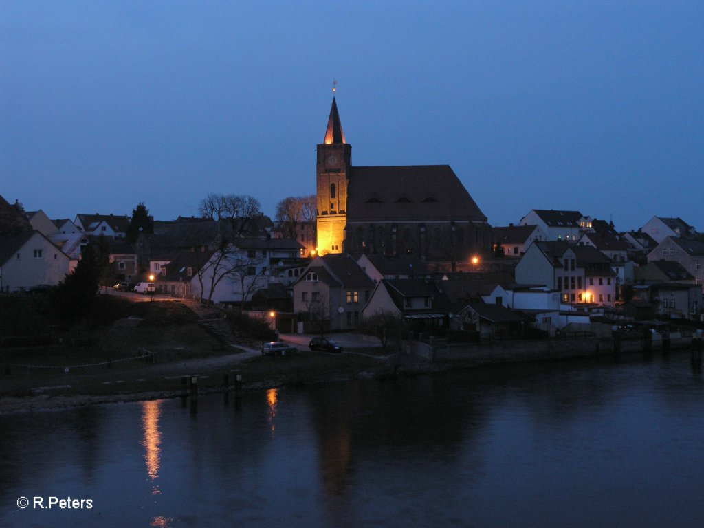 Nikoleikirche und alter Fhrplatz. 30.03.11