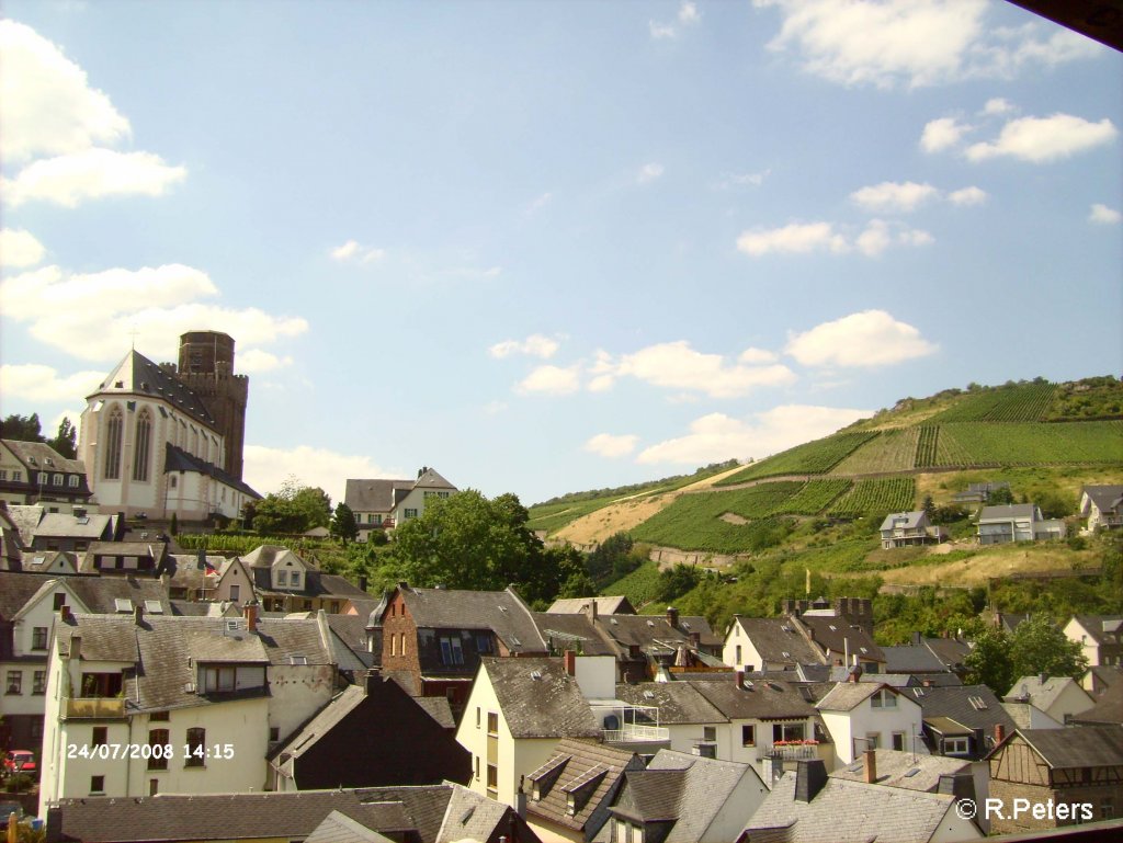 Oberwesel und die weinberge. 24.07.08