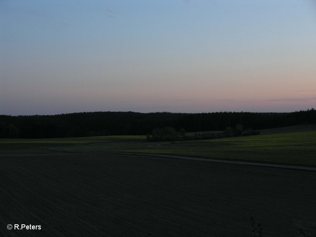 Sonnenuntergang in der Oberpfalz