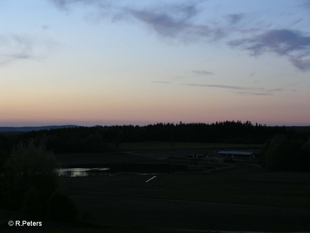 Sonnenuntergang in der Oberpfalz