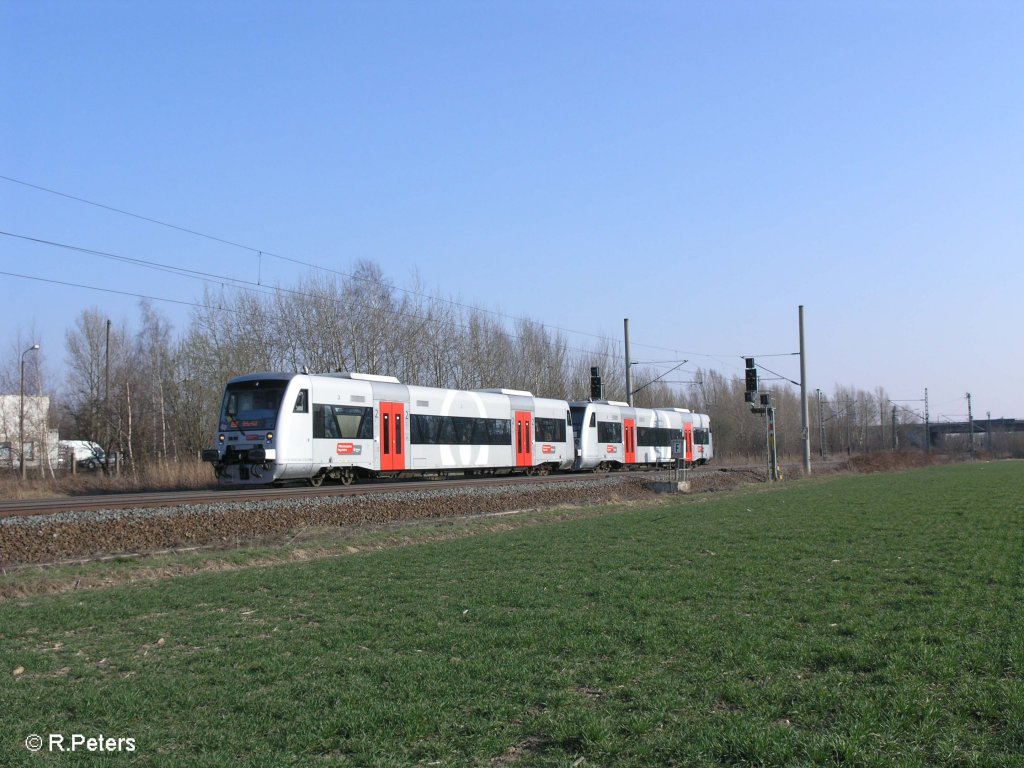 VT 015 (650 547-2) + VT 002 (650 534-0) als MRB80281 Leipzig – Delisch bei Podelwitz. 29.03.11

