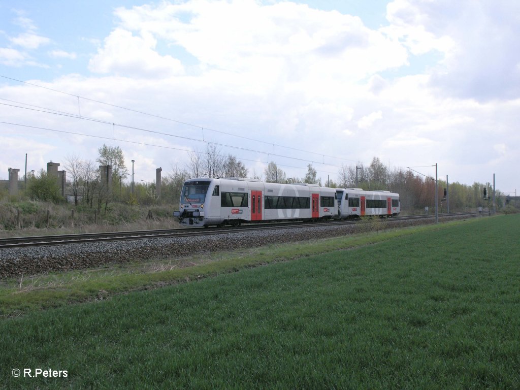 VT 015 (650 547-2) + VT 002 (650 534-0) als MRB80267 Leipzig – Delitzsch bei Podelwitz

