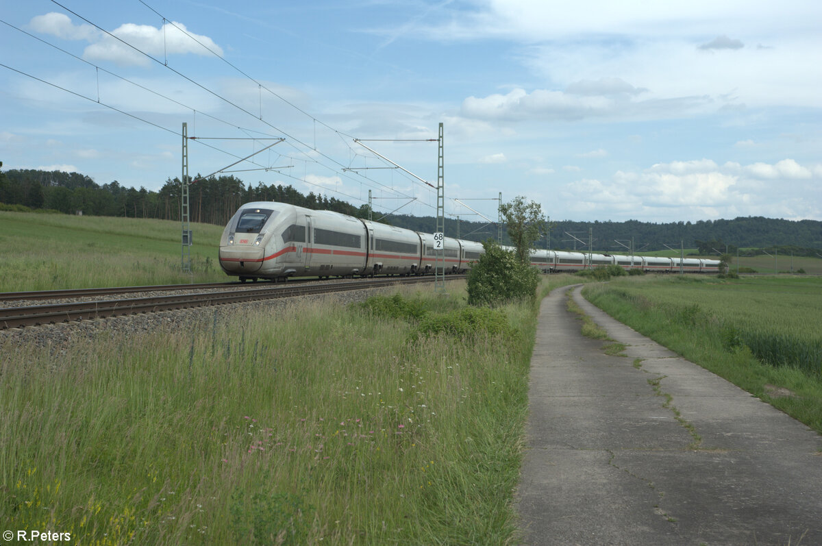 0812 001 als ICE788 Mnchen - Hamburg Altona bei Oberdachstetten.08.06.24