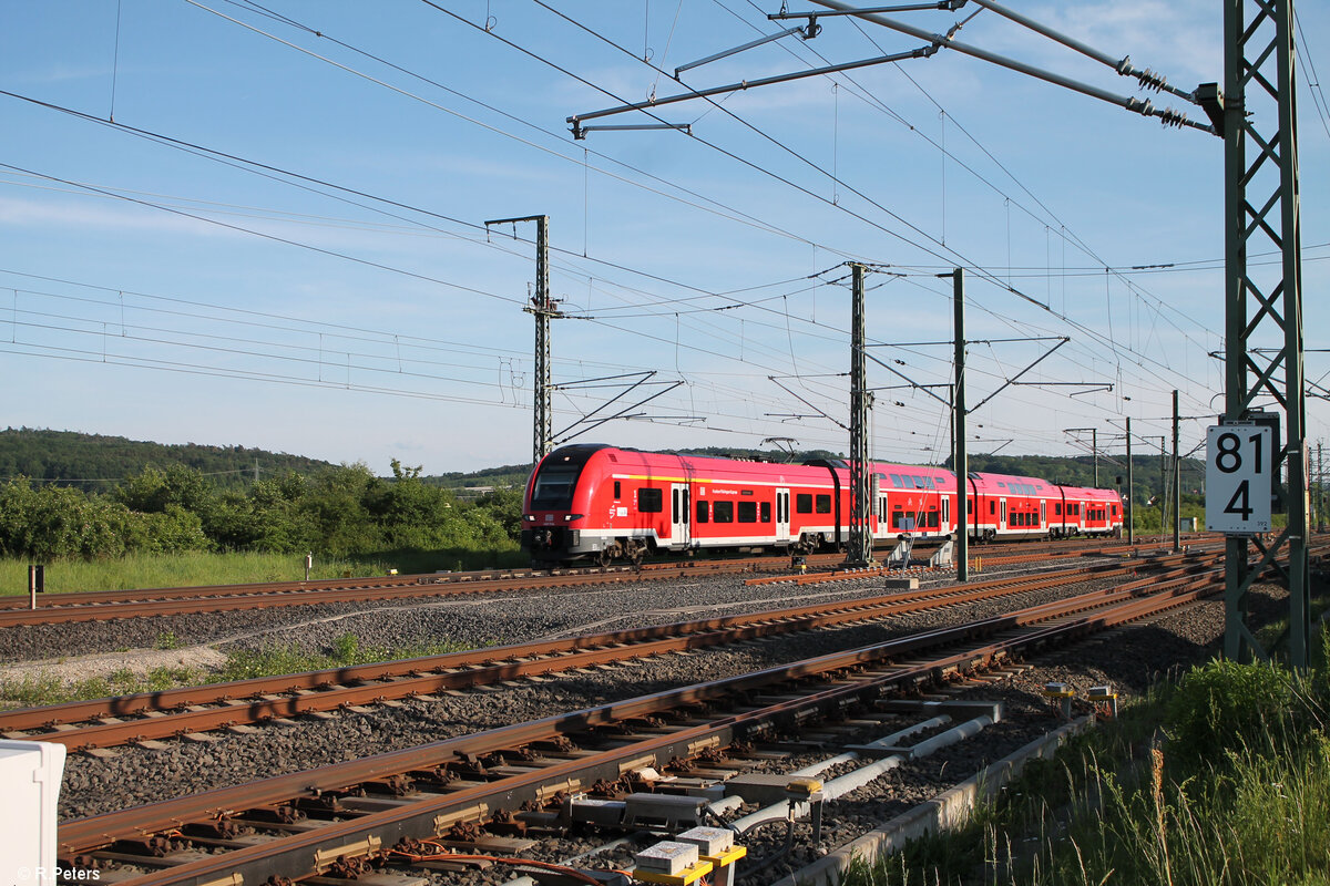 1462 034 als RE29 4924 Nürnberg - Erfurt bei Ebensfeld. 20.05.24