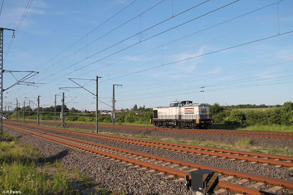 
203 012 rollt Lz gen Norden bei Ebensfeld. 20.05.24