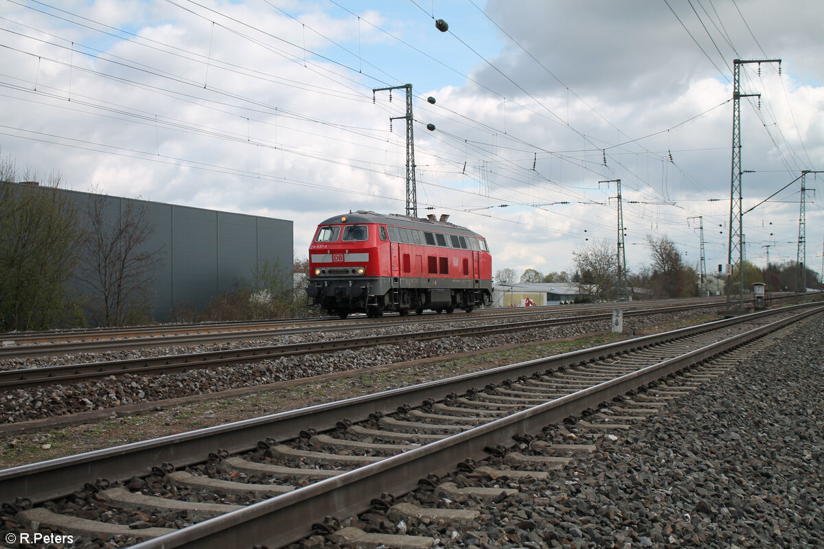 218 837-3 Lz in Nürnberg Hohe Marter. 25.03.24