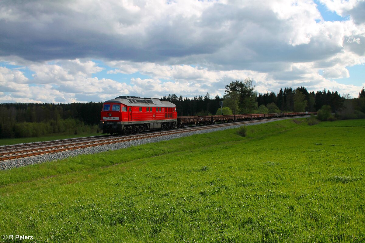 232 609-8 mit dem 68378 NNEH - NMR kurz vor Waldershof bei Wolken-Lottorie Wetter . 22.05.21