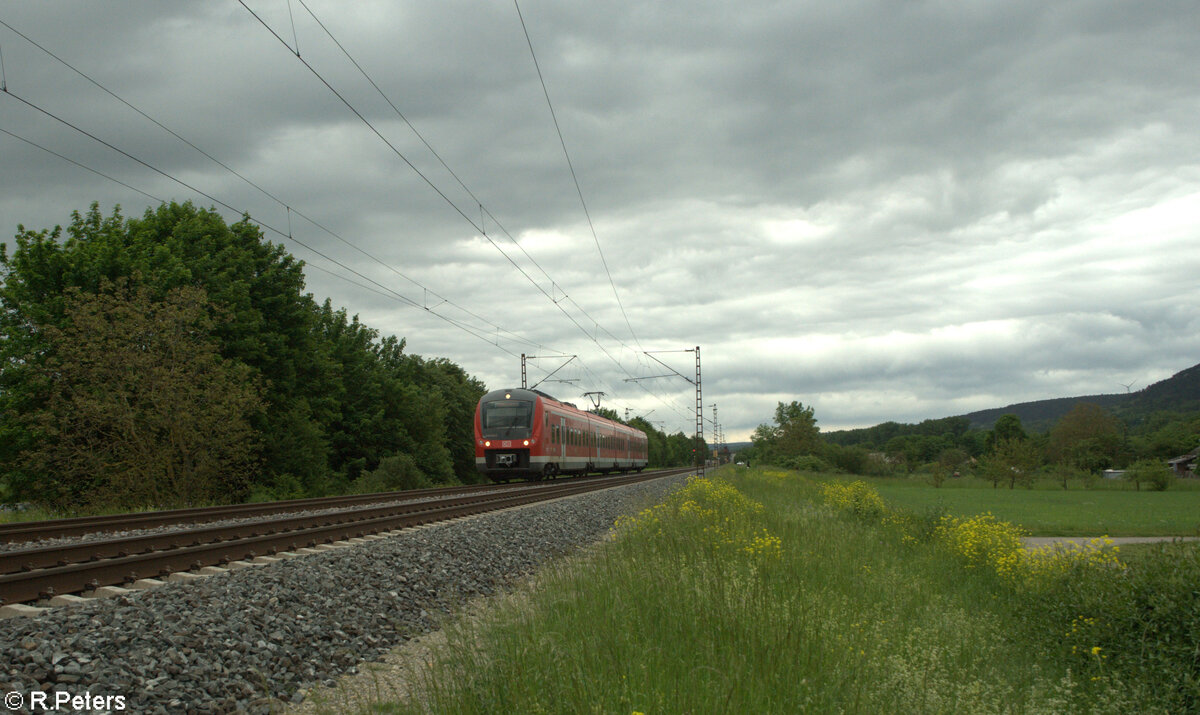 440 042-0 als RB 53 RB58048 Würzburg - Schlüchtern bei Thüngersheim. 18.05.24