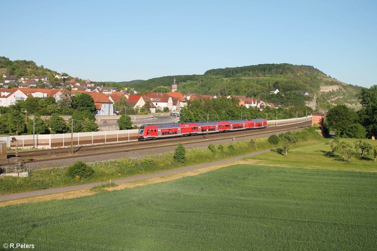 445 049-3 als RE55 RE4626 Nürnberg - Frankfurt/Main in Retzbach-Zellingen. 02.06.21