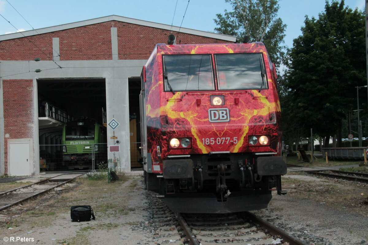 Die neue Werbelok von DB Cargo in Nürnberg. 02.07.21
