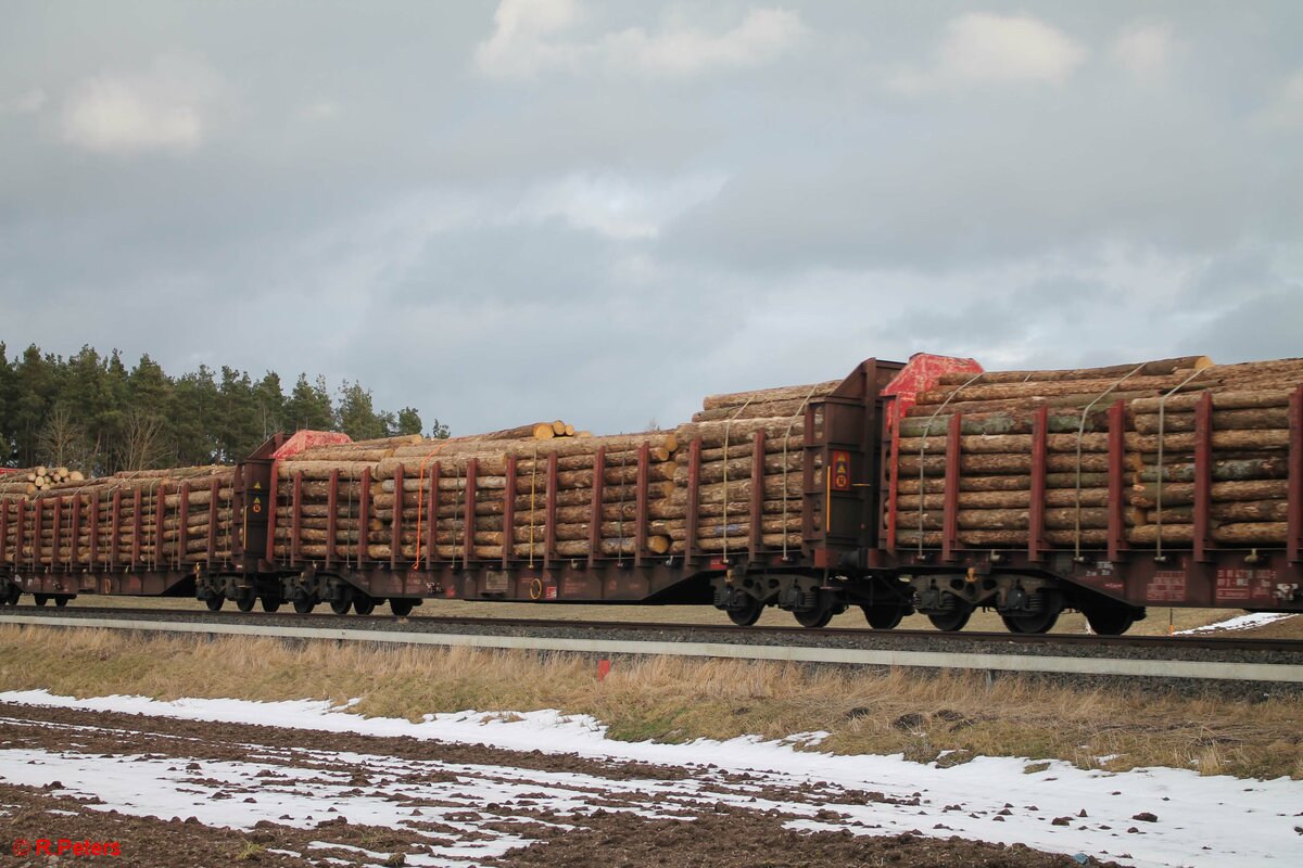 Holztransportwagen der HVLE