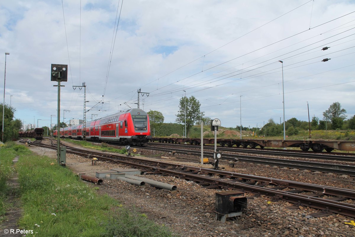 RE 4859 Nürnberg - München bei Regensburg Ost. 19.08.17