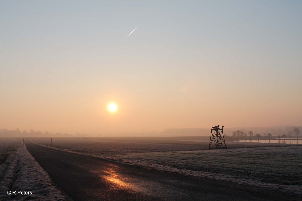 Sonnenaufgang bei Oberteich 18.03.16