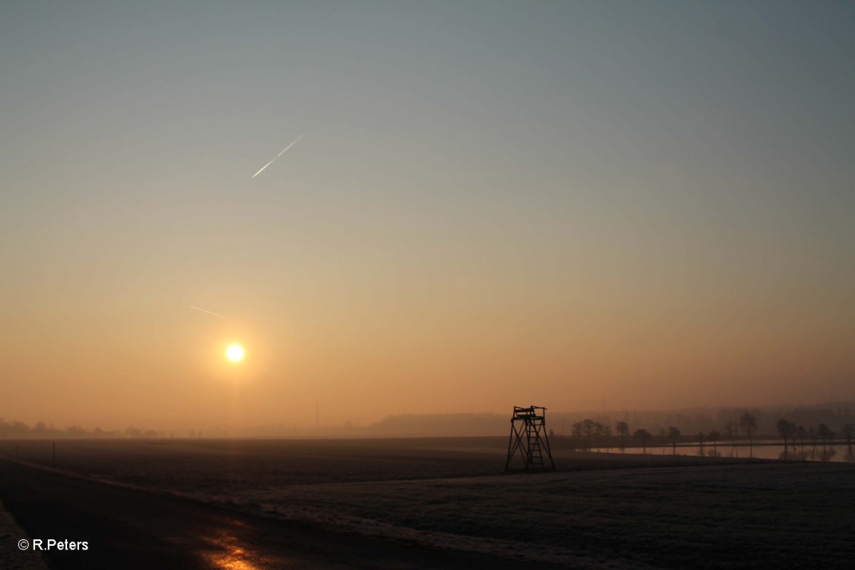 Sonnenaufgang bei Oberteich 18.03.16