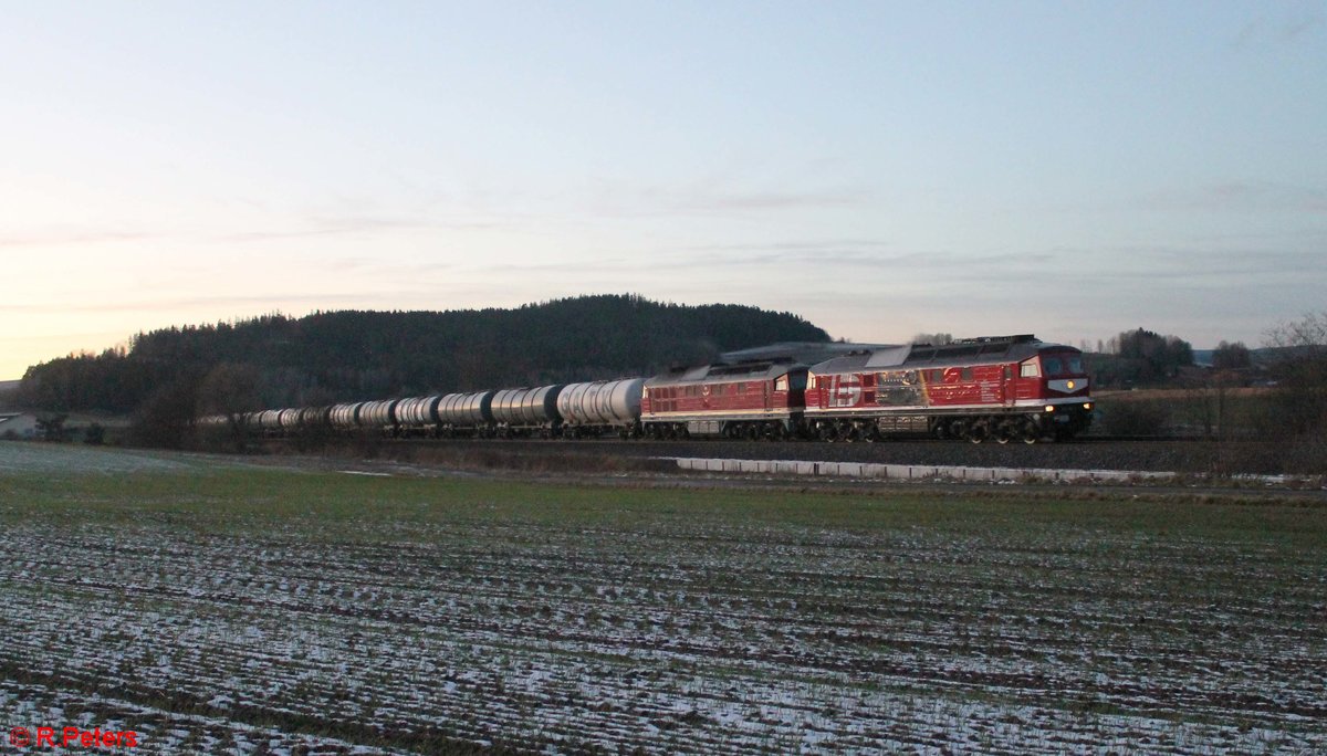Tja nen Versuch wars Wert🙄😓 LEG 232 182 und 232 109 mit dem DGS 95484 von Bitterfeld nach Neustadt an der Donau bei Lengenfeld. 05.02.20