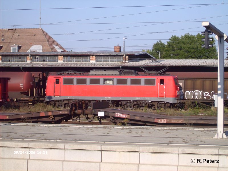 140 680-0 steht in Frankfurt/Oder zur abfahrt bereit. 24.09.06