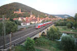 445 046 als RE 55 4648 Würzburg - Frankfurt/Main durch Gemünden. 01.09.24