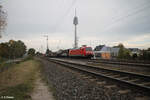 152 170-7 zieht mit einem gemischten Güterzug durch Nürnberg Hohe Marter. 18.10.24