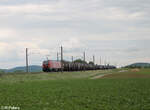 2159 241-9 zieht bei Uffenheim den Wacker Shuttel gen Norden. 27.05.24