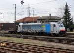 BLS: Die RAILPOOL 186 101 im Dienste von BLS CARGO in Weil am Rhein am 27.