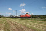 101 135-2  Unsere Preise  zieht bei Oberdachstetten den IC2083/85 Hamburg Altona - Obersdorf/Berchtesgarden gen Süden.