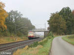 Am 20.10.24 fuhr 103 245-7 mit dem TEE DZ 336 Nürnberg - Halle .