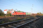 145 036-0 und 185 389 mit einem gemischten Güterzug in Nürnberg Hohe Marter. 21.09.24