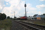 152 104-6 zieht mit einem gemischten Güterzug durch Nürnberg Hohe Marter. 13.08.24
