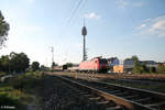 185 023-9 mit einem gemischten Güterzug bei Nürnberg Hohe Marta. 26.09.23