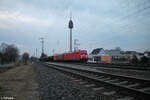 BR 185/846420/185-288-8-mit-einem-gemischten-gueterzug 185 288-8 mit einem gemischten Güterzug in Nürnberg Hohe Marter.30.01.24