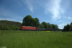 185 233-4 mit einer langen Leine Eas/Eanos bei Himmelstadt. 11.05.24