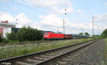 185 100-5 zieht mit einem gemischten Güterzug durch Nürnberg Hohe Marter.