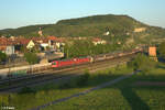 187 209-2 + 187 143-3 einem Gedeckten Gütterzug in Retzbach-Zellingen. 11.05.24