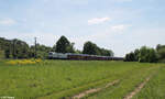 193 364  I am European  mit dem Autotransportzug Jeep bei Himmelstadt. 11.05.24