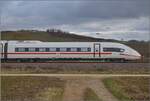 Das erste Exemplar der BR 408 als Überraschungsgast in Schliengen.