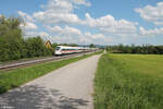 415 021-4  Homburg/Saar  als ICE 26 Wien - Koblenz bei Pölling.