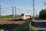 Nachschuss ICE4 0812 052 als ICE 2060 Hamburg - München bei Ebensfeld.