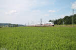 403 025  Ravensburg  als ICE 1105 Berlin - München bei Oberdachstetten.