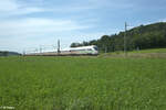 411 069  Tutzing  als ICE93 Hamburg - Wien bei Oberdachstetten.